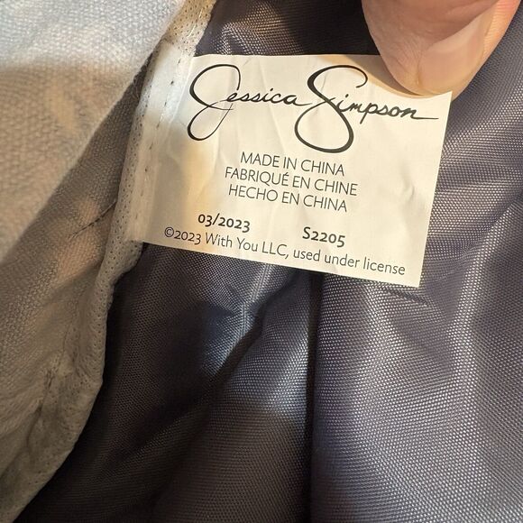 Jessica Simpson Backpack Womens School Floral Adjust Straps Blue‎ Pink Adult G5 - Picture 13 of 14